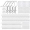 925 Sterling Silver Plated Earring Hooks for Jewelry Making, 300 Pcs Hypoallergenic DIY Earring Making Supplies Kit, Upgraded French Ear Fish Hook Earing Findings Wires Parts Hardware Pieces (Silver)